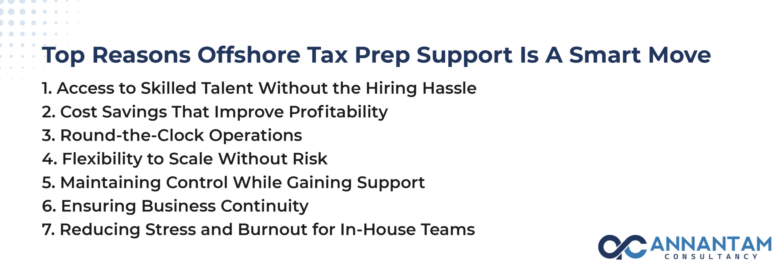 TOP REASONS OFFSHORE TAX PREP SUPPORT IS A SMART MOVE